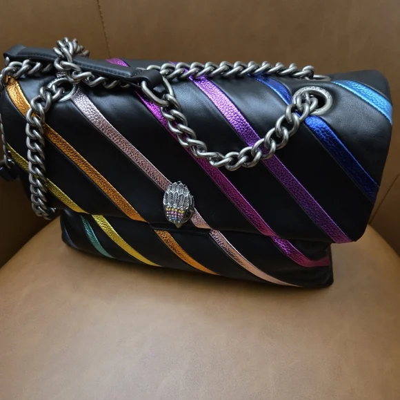 Kurt Geiger London Rainbow Leather Shoulder Bag From NORDSTROM RACK - Picture 2 of 5